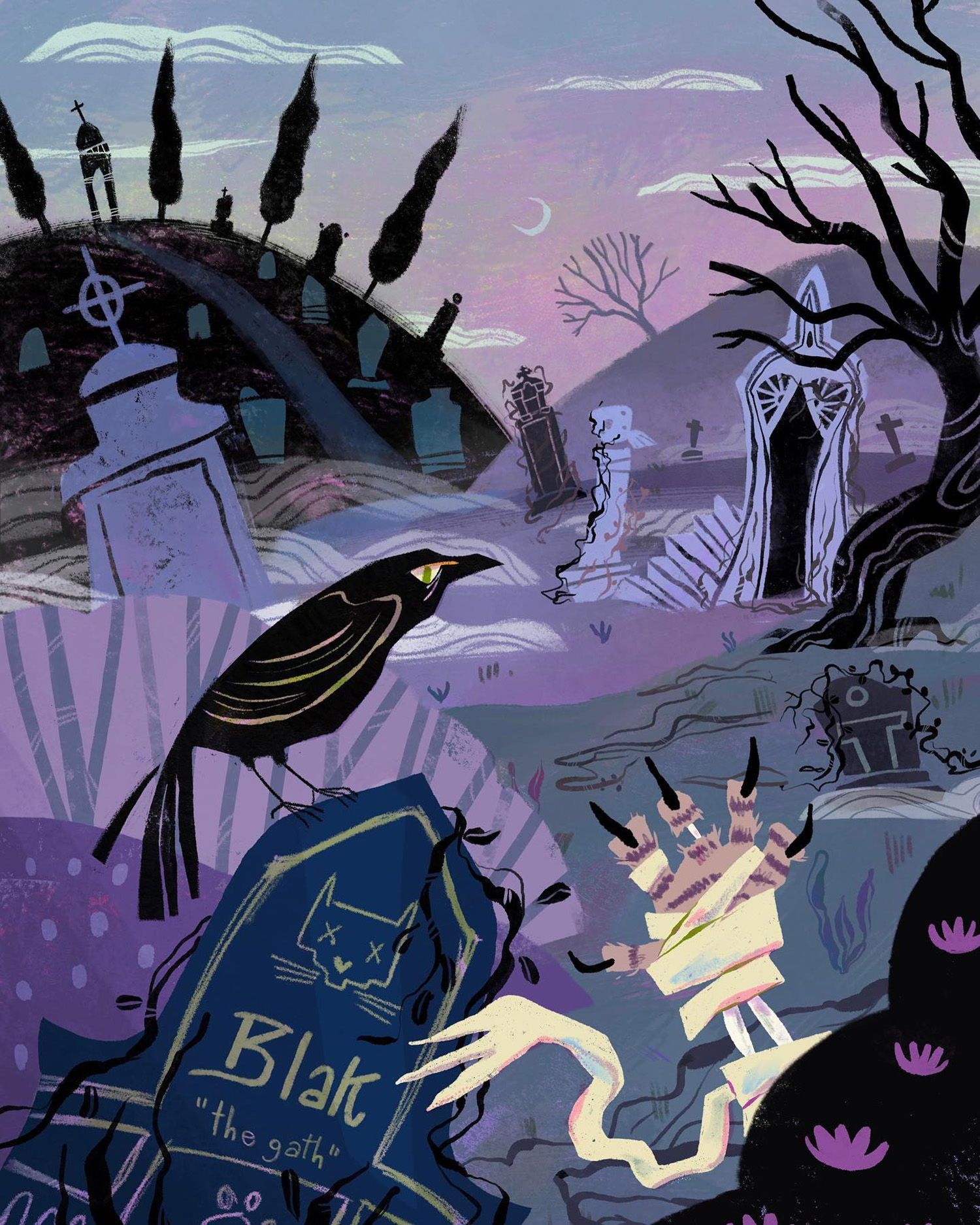 30 Spookiest Illustration Ideas You Should Check  Illustrations freelancer