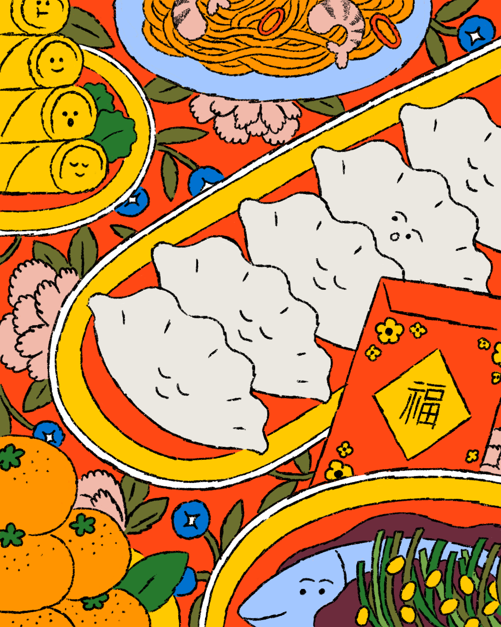 Min Heo draws cute characters and sweet depictions of daily life  Illustrations freelancer