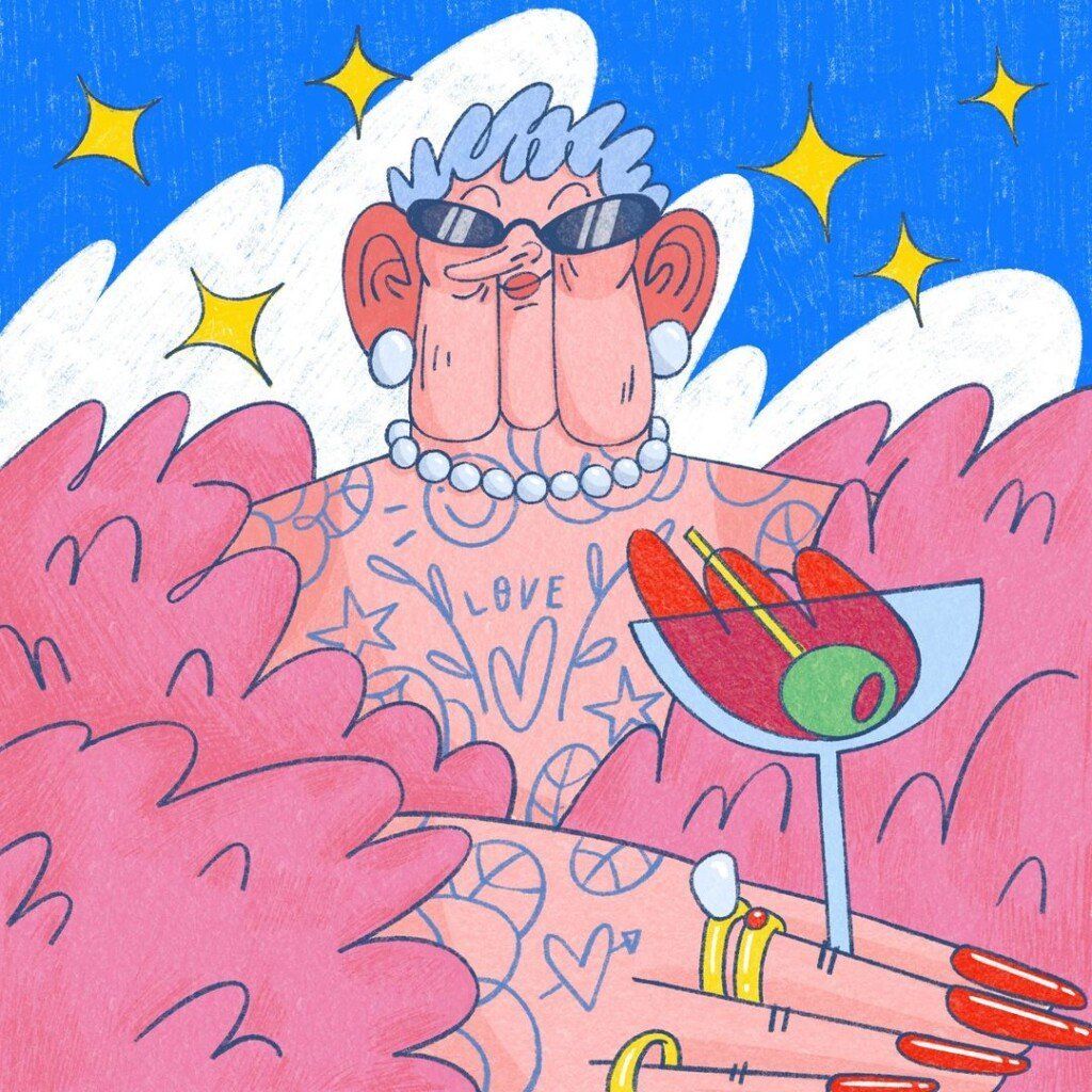 Malen Pazos’ Subjects Are Always Happy  Illustrations freelancer