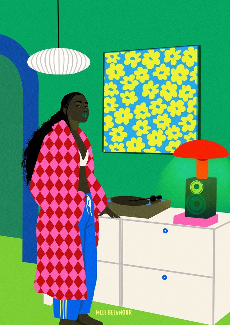 Sunday & Chill & music  Illustrations freelancer