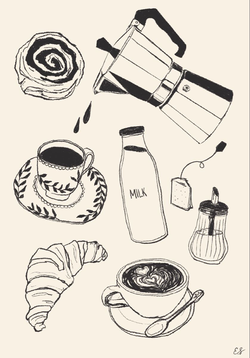 Morning Coffee  Illustrations freelancer